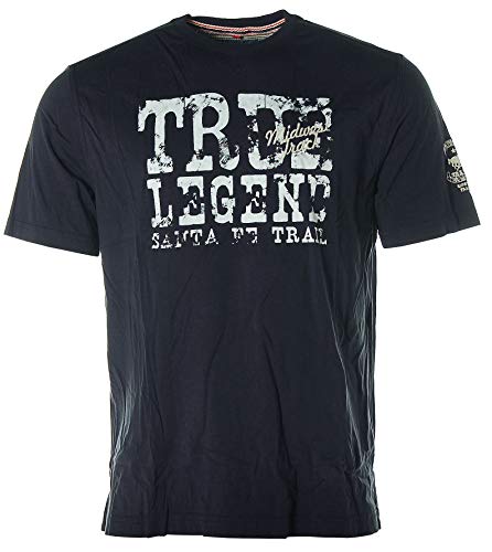 Signum Herren Kurzarm Shirt T-Shirt Rundhals True Legend Santa Fe Trail Navy L