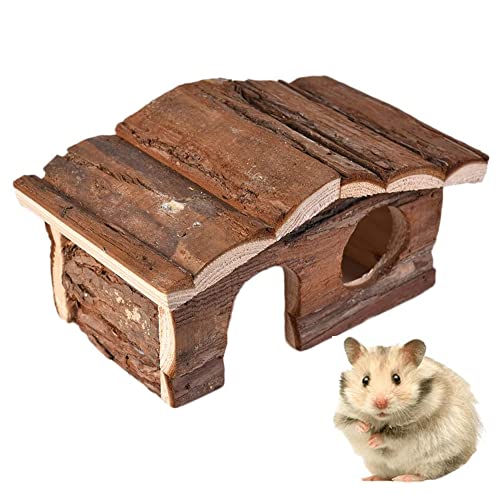 awhao-2008 Hamster Haus Holz natur Mäuse Kauspielzeug