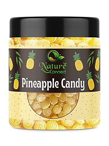 Nature Connect Bonbons mit Ananasgeschmack | Ananas-Toffee | 300 g_Verpackung kann variieren