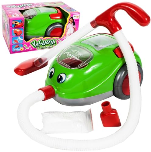 Premium Kinderstaubsauger Vacuum Cleaner mit Saugfunktion Licht Musik - Spielzeug Staubsauger Sauger Spielzeugsauger für Kinder mit hohem Spaßfaktor