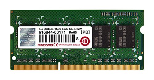 Transcend 4 GB PC3–12800 4 GB DDR3 1600 MHz ECC Memory MODUL, Memory Module (DDR3, Notebook, 204-Pin SO-DIMM, 512 M X 8, 1 x 4 GB)