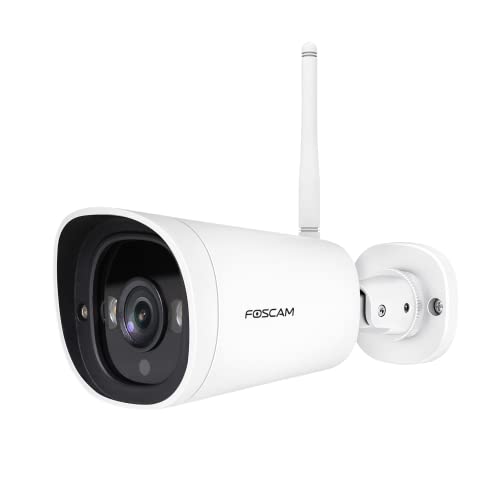 Foscam G4C 4MP Starlight WLAN 2.4G/5G Überwachungskamera mit 2 integrierten Spots und IR-LEDs, Nachtsicht, menschliche Erkennung, IP66, P2P, H.265