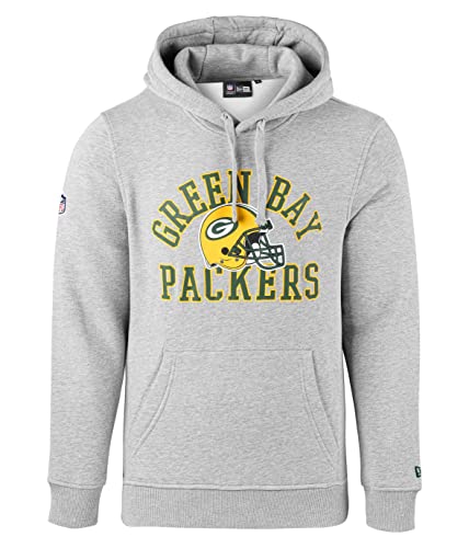New Era - NFL Green Bay Packers College PO Hoodie - Light Grey Heather - M