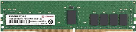 Transcend - DDR4 - 16GB - DIMM 288-PIN - 2666 MHz / PC4-21300 - CL19 registriert - ECC (TS2GHR72V6B)