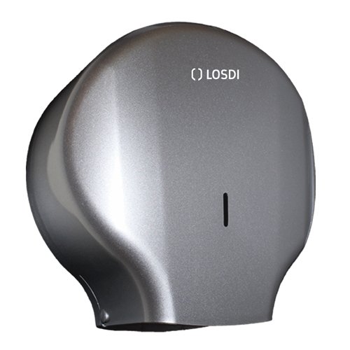 losdi cp-204-cg Toilettenpapierhalter ABS 300 m, grau silber