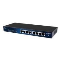AllNet 112533 verwaltet L2 Gigabit Ethernet (10/100/1000) schwarz – Switches Netze (Managed Network Switch, L2, Gigabit Ethernet (10/100/1000), Full Duplex, Wandmontage)