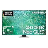 Samsung Neo QLED 4K QN85C 55 Zoll Fernseher (GQ55QN85CATXZG, Deutsches Modell), Neo Quantum HDR, Neural Quantum Prozessor 4K, Dolby Atmos, Smart TV [2023]