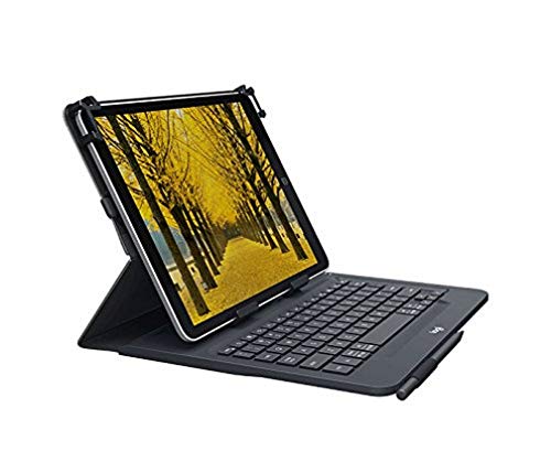 Logitech Universal Folio with Integrated Keyboard for 23-25,5cm / 9-10 inch Tablets (CH)
