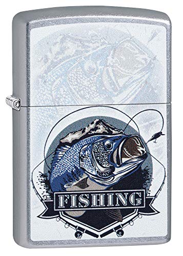 Zippo Feuerzeug BASS Fishing Design