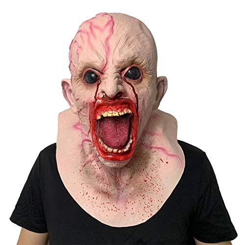 Halloween Horror infiziert Zombie Erwachsene Kopfmaske Neuheit Kostüm Party Vollgesichtsmaske ungiftig umweltfreundlich Cosplay Dekoration Party DIY Zubehör schrecklich und lustig