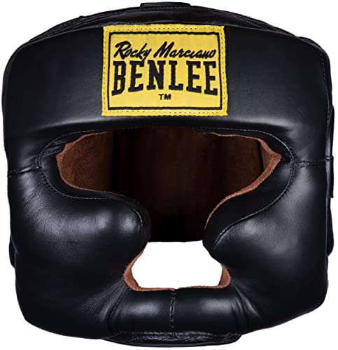 BENLEE 197016 Rocky Marciano Headguard "Full Face Protecion", Schwarz (black), Größe: S/M