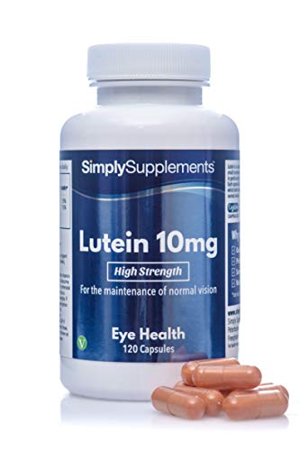 Lutein 10mg - Geeignet für Veganer - 120 Kapseln - SimplySupplements