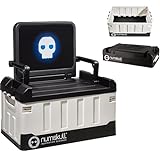 Numskull PS5-inspiriert 2-in-1 Spielzeug-Aufbewahrungsbox & Klappstuhl - Gaming-Zubehör-Organizer mit Deckel und Tragegriffen für Familienzimmer, Offizielles PS5-inspiriert Merchandise