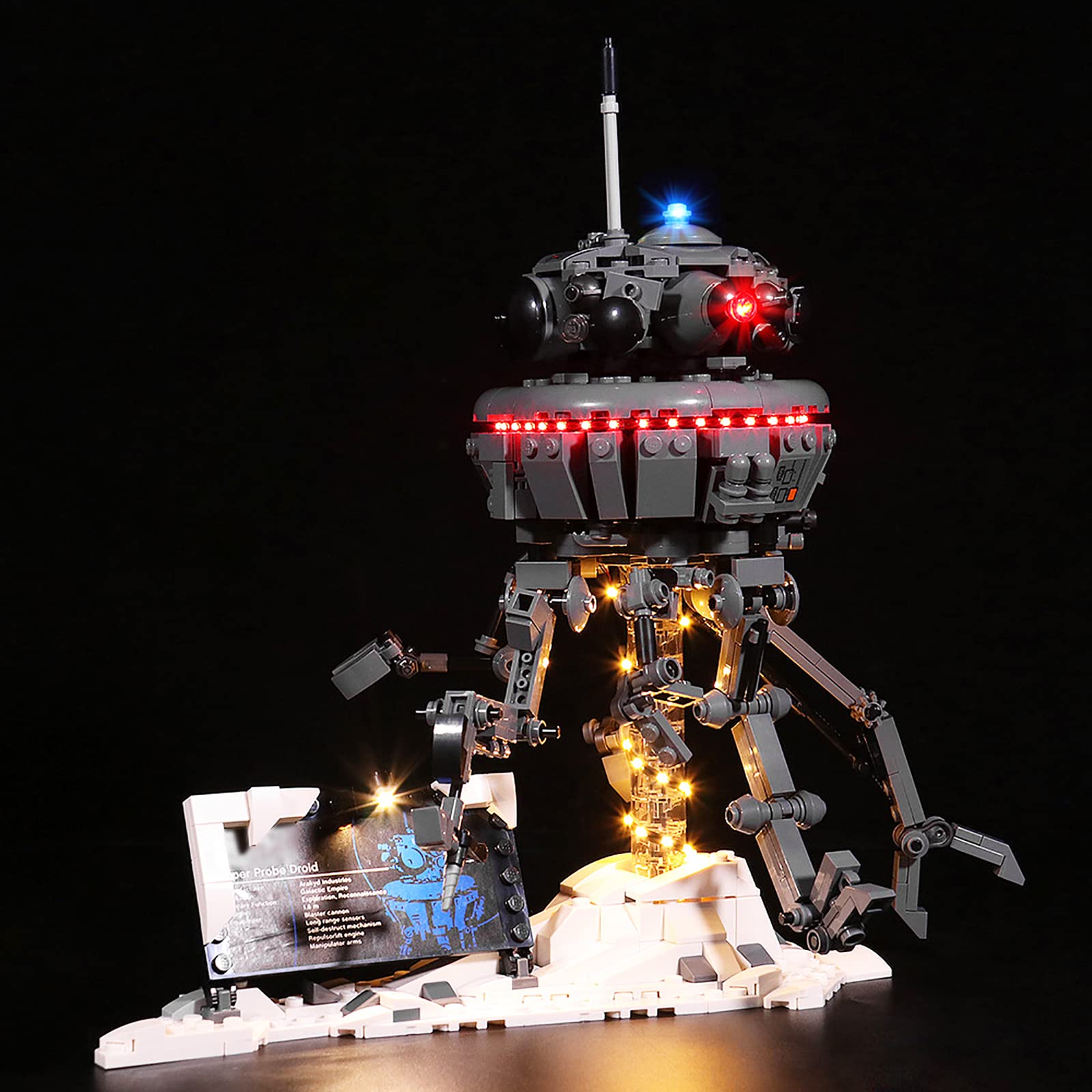 LED Beleuchtungsset für Lego Imperialer Suchdroide 75306 Modell, Licht-Set Kompatibel mit Lego 75306 Star Wars Imperialer Suchdroide Bausteinen Modell(Nicht Enthalten Modell)