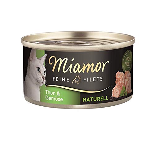 Miamor Feine Filets Naturell Thun & Gemüse 80g (Menge: 24 je Bestelleinheit)