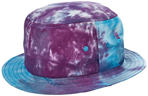 Flexfit Festival Print Bucket Hat Anglerhut, Purple Turquoise, one Size