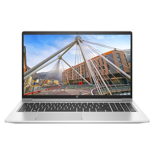 HP ProBook 450 G9 Business Laptop, 12th Gen Intel Core i5-1235U, 32GB DDR4 RAM, 1 TB PCIe SSD, Intel Iris Xe, Fingerprint Reader, Windows 11 Pro, QWERTZ Tastatur, Silber- NPO Rucksack - Type-C