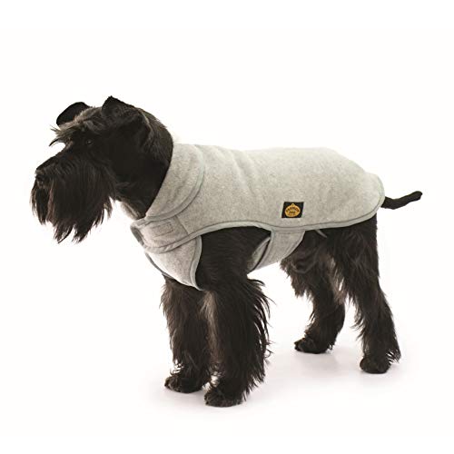 Fashion Dog Fleece-Hundemantel - Grau - 80