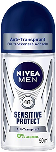 Nivea Men Deo Sensitive Protect Deoroller, Antitranspirant, 6er Pack (6 x 50 ml)