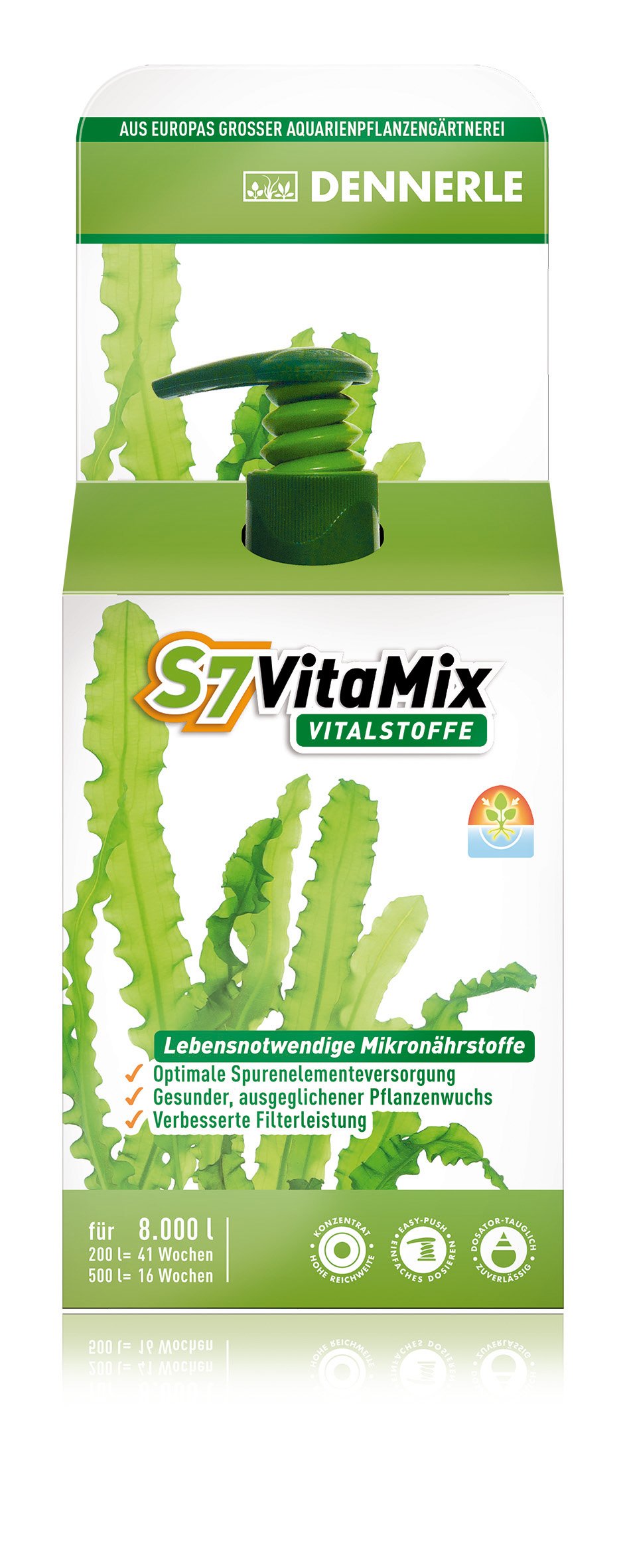 Dennerle 4465 S7 Vita Mix Vitalstoffe für Aquarienpflanzen, 250 ml