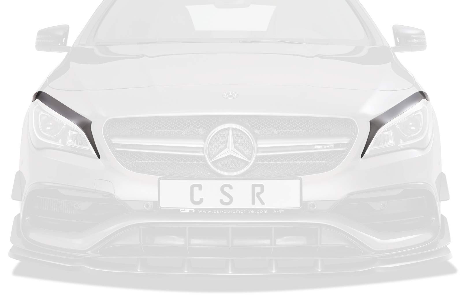 CSR-Automotive Scheinwerferblenden Kompatibel mit/Ersatz für Mercedes Benz CLA X117 / C117 SB283-L
