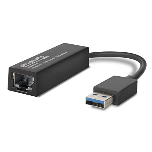 Plugable USB Netzwerkadapter, USB 3.0 zu Gigabit Ethernet, unterstützt Windows 10, 8.1, 7, XP, Linux, Chrome OS