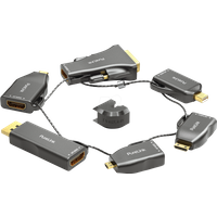 PureLink Adapter Ring Groß - 6X HDMI - miniDP/DP/USB-C/Mini HDMI/Micro HDMI/DVI