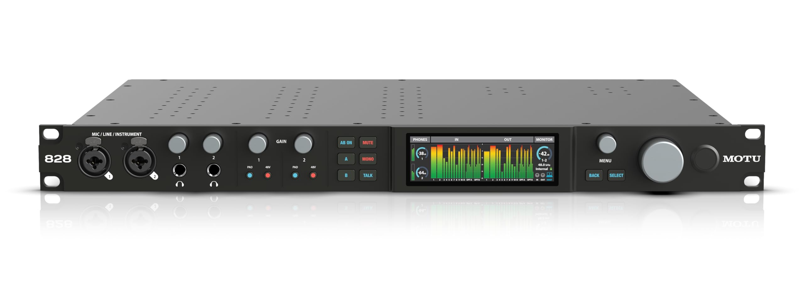 MOTU 828 (2024) 28x32 USB 3.1 Audiointerface USB Audio Interface