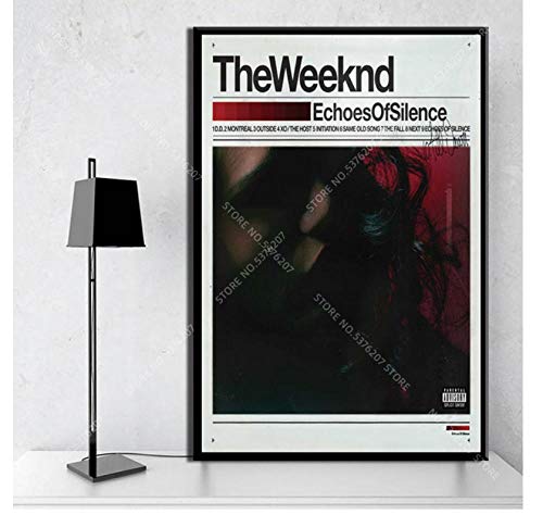 ZOEOPR Leinwand Poster Das Weeknd Starboy Poster Album Musik Cover Poster Hip Hop Pop Musik Poster Wandkunst Leinwand Gemälde 50 * 70Cm No Frame