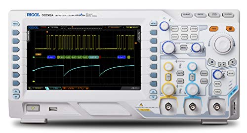 RIGOL Digital oszilloskop DS2302A, 300 MHz, 2GSa/s, 2 Kanal, 56 Mpts, kostenlose Trigger und Decodierung…