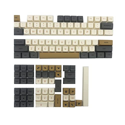 berjalan 125 Tasten PBT Spiegel Keycap XDA Keycaps Custom Keycaps für MX Switch Mechanik GK61 GK64 GK87