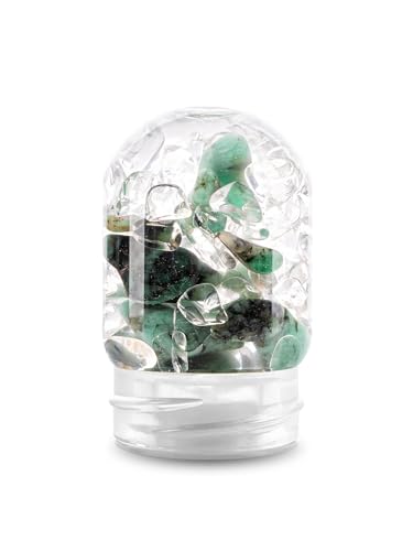 VitaJuwel VITALITY Edelsteinmodul für ViA Flasche mit Smaragd & Bergkristall