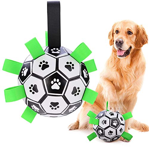 jaosn Hundeball Hundespielzeug Ball, 15cm Kauspielzeug Robuster aus Naturkautschuk Hundespielball, IQ-Trainingsball Interaktives Kauspielzeug Haustierspielzeug für Große und Kleine Hunde Haustiere