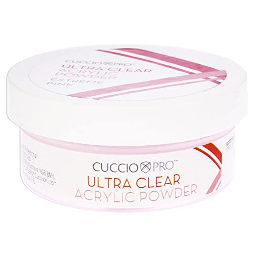 Cuccio Ultra Clear Acrylpuder, 45 g, Extreme Pink