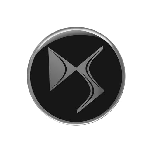 DS 3D Logo-Aufkleber, schwarz, 52 mm