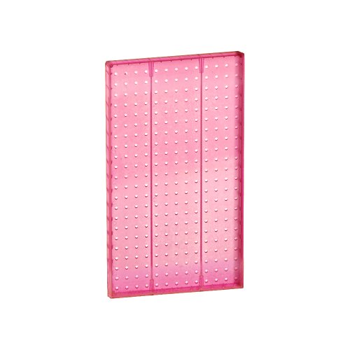 Azar 771322-PNK Stecktafel, 1-seitiges Wandpaneel, rosa durchscheinende Farbe, 2 Stück