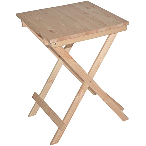 Froeschl Autozubehoer Holztisch Klapptisch Gartentisch Beistelltisch Campingtisch klappbar aus Kiefer 7001233