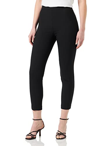 Sisley Damen Trousers 4olvlf02r Pants, Black 100, 42 EU