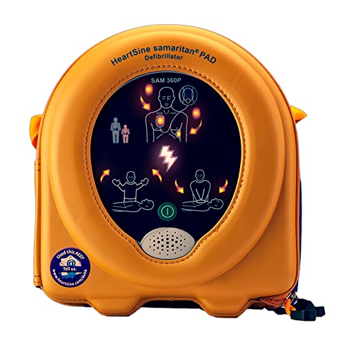 Erste Hilfe Defibrillator (AED) HeartSine SAM 360P, mit automatischer Schockauslösung für Laien und Profis !! ENGLISH VERSION !!