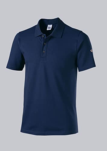 BP 1712-230-110 Essentials Unisex Poloshirt, Baumwolle und Elasthan, Nachtblau, Größe M