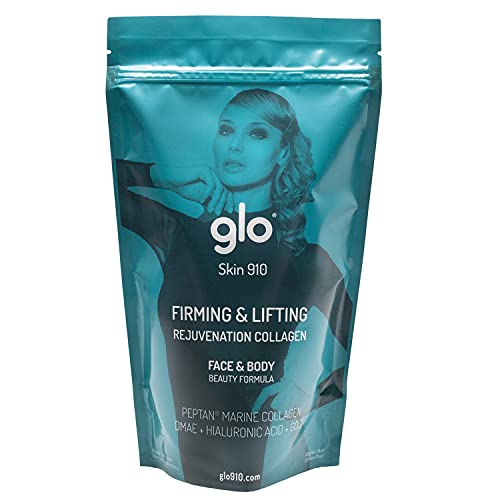 Glo Rejuvenating Collagen. Straffende Wirkung Linfting Skin 910, Aquamarinblauer Umschlag, 300 Gramm