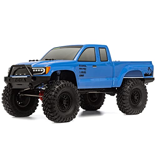 Axial RC Truck 1/10 SCX10 III Base Camp 4WD Rock Crawler Brushed RTR (Battery and Charger Not Included), Blue, AXI03027T1