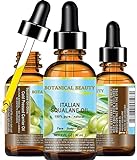 SQUALANE Italian. 100% Pure/Natural/Undiluted Oil. 100% Ultra-Pure Moisturizer for Face, Body & Hair. Reliable 24/7 Skincare Protection. 1 FL.oz- 30 ml. by Botanical Beauty.