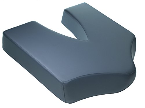 nudischer coccyx-L Orthopädisches Sitzkissen | Breite 46 cm Tiefe 44 cm Höhe 8 cm | Bezug: PU-safetex - Feuchtigkeitsdicht