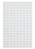 WENKO Wanneneinlage Arinos Weiß - Antirutsch-Badewannenmatte mit Saugnäpfen, Kunststoff, 40 x 63 cm, Weiß