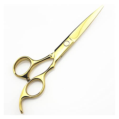 Haarschneidscheren 7-Zoll-Goldene Haustierpflege-Schere, Haustierschere, Schönheitsschere, Haarverdünnungsschere, speziell für Haustiere (Color : 6 inch cutting)