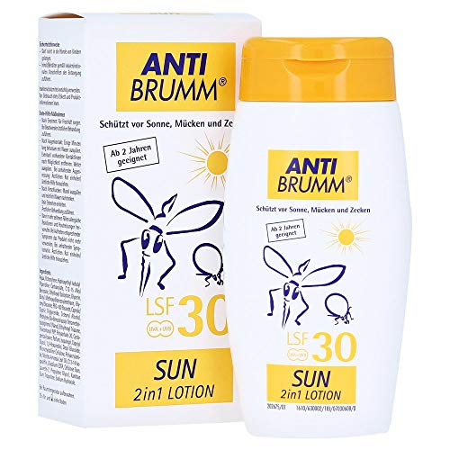 Anti Brumm Sun 2in1 Lotion LSF 30: Mücken-, Zecken- und Sonnenschutz in einem inclusive einer Handcreme von vitenda (3x150ml)