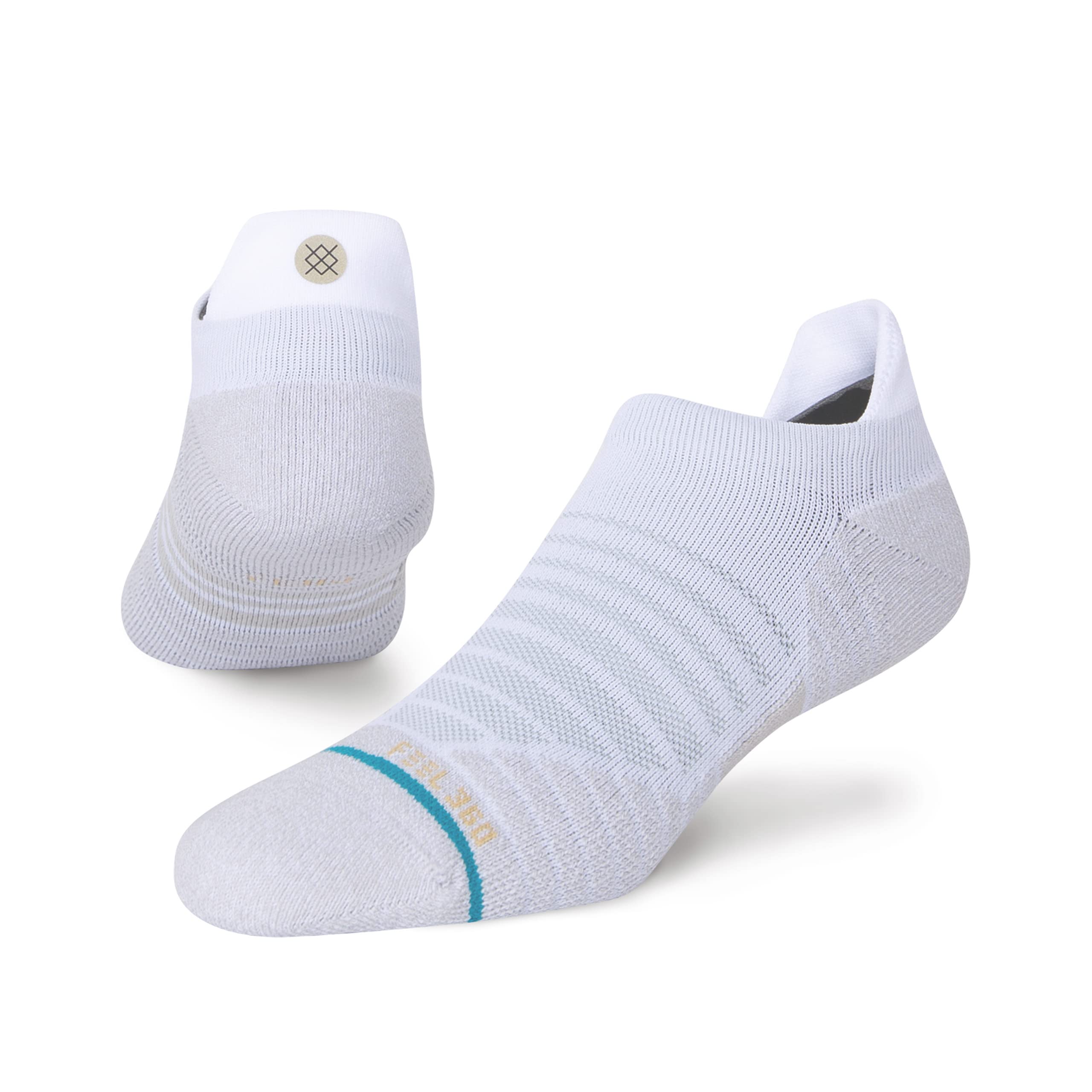 Stance Tab Socken - Versa - Feel 360 x Infiknit - (Weiß, Klein)