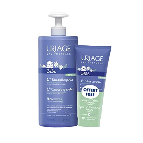 Uriage Baby 1st Cleansing Water 1L + 1st Cleansing Cream 200ml gratis