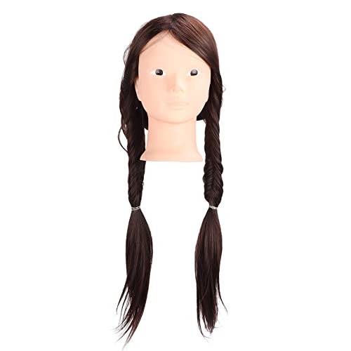 Haar-Übungskopf, verschiedene Funktionen Mannequin-Kopf Mannequin-Kopf mit langem Haar zum Herstellen von Frisuren für Schönheitslehrer-Studenten